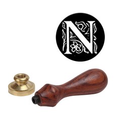 密封黃銅印章, 字母N, 1個