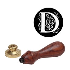 密封黃銅印章, 字母D, 1個