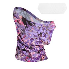 BUFF 圖案印花多功能防曬圍脖面罩+可更換式過濾墊組 5入, MAGALY VIOLET