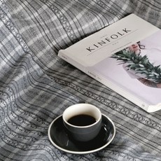 Cheonpam 大幅民族風緹花布料, 灰色