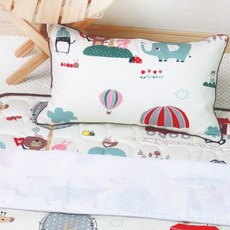 와이즈마마 순면 경추마이크로화이버 유아베개 2p, 쥬쥬피아