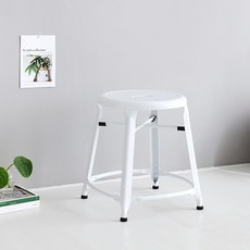 마켓비 VENA 빈티지스툴 SM-1029G-H45 8p, 매트화이트