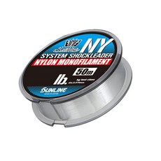 SUNLINE System Shock Leader NY 尼龍釣魚線 50m, 自然透明