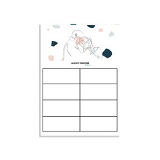 melting studio. 頂級水磨石冰箱磁鐵留言白板 Together