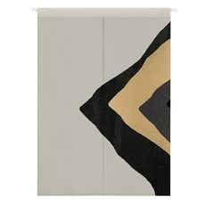 마켓에이 골드블랙아트 공간분리 파티션커튼