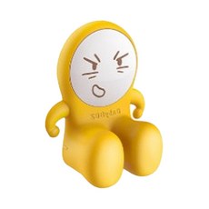 造型門擋, 1入, 黃色