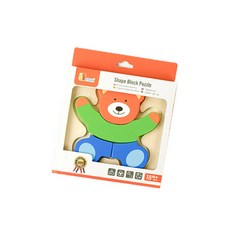 VIGA泰迪熊寶寶拼圖, 1個, 4件