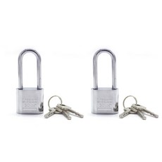 長鉤鎖頭 附鑰匙 30mm, 2套