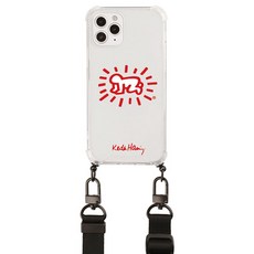 KEITH.HARING SKINU KOREA 第2季 可拆卸掛繩透明果凍防撞手機殼