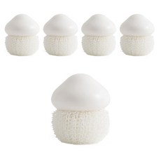 JCP五顏六色蘑菇海綿本品 白色, 5個
