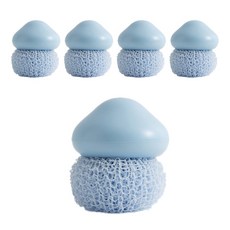 JCP五彩繽紛蘑菇海綿 藍色, 5個