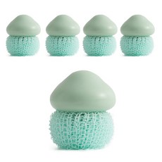 JCP五顏六色蘑菇海綿本品 綠色, 5個