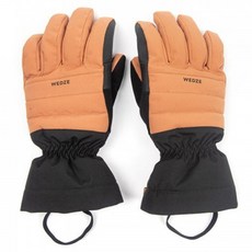 WEDZE 成人滑雪手套 500, 棕色