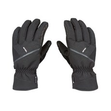 WEDZE 成人滑雪皮手套 500, 黑色的