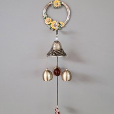 Marie Deco 向日葵花環門鈴, 金色