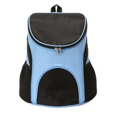 DING DONG PET 寵物Bloom網眼前背包, 藍色