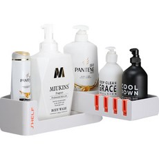 多功能浴室層架擺件, 紅色, 1個