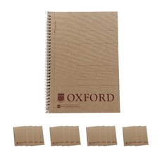 OXFORD 牛皮紙線圈左翻筆記本 B5 30張, 16個, 混色
