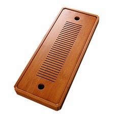 高級茶道用具 下午茶時間 竹製長方形托盤, 單一顏色, 1個