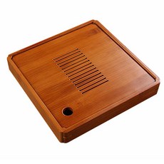 高級茶道工具 下午茶竹製托盤 正方形, 單一顏色, 1個