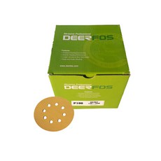 디어포스 벨크로페파 흡진 원형 사포 8홀 320방 125mm, 100개