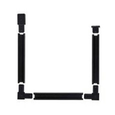 LUCETE Block type rail 軌道照明用A型, 黑色的