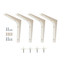 Happytool 樺木壁架支架中號 4p + 螺絲, 混色