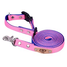 유독 狗狗亮片多功能牽繩 + 福袋組合, 粉紅色