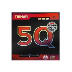 티바 5Q 파워업데이트 탁구러버 MAX, 적색, 1개