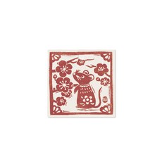 十二生肖包裝吊牌, 混合顏色, 100個