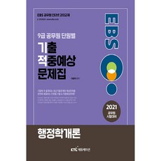 ktceodewkeisean 2021 EBS 9級公務員 單元別歷屆試題 命中預測題庫： 行政學概論