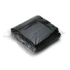 일회용빨대 자바라 벌크 블랙 7mm x 24cm, 500개입, 20개