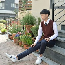 gyobokmall 男童大尺碼彈性校服褲