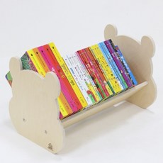 木質單層小熊造型書架, 混色