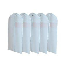 Flow Company 現代圖案服裝衣服防水罩防塵罩天藍色 60 x 90cm, 5個, 1個裝