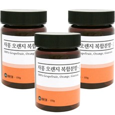 팔팔식품 자몽오렌지 복합 추출 분말 가루, 150g, 3개
