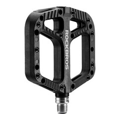 ROCKBROS Ultralight 鋁製山地公路固定腳踏板 2017-12C, 黑色的, 1個