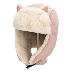 Market A可愛Mimi防寒帽, 粉色的