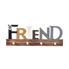 JHCompany 字母拼貼衣帽架 Friend, 混色, 1個