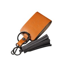 제렌폴 기아 스마트키 케이스, 카멜브라운(케이스) + 멜란지그레이(태슬), 기아 ZK01