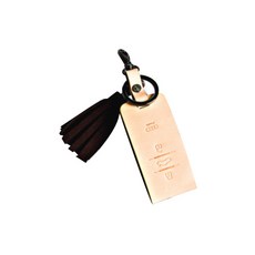 제렌폴 아우디 스마트키 케이스, 태닝베이지(케이스) + 다크브라운(태슬), 아우디 ZA01