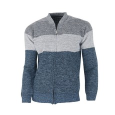 Ferra US 男士三色針織高爾夫開衫拉鍊 COPR7002W0