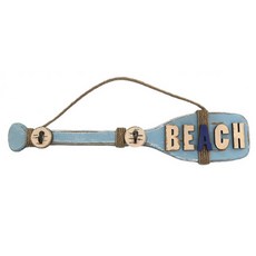 復古船槳掛衣架, 藍色, 1個