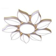 비스코엘이디 삼성칩 오스람 컨버터 LED 나뭇잎투톤 거실 10등 200W, 주광색 + 전구색