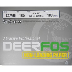 DEERFOS 白紙砂紙 MSC ACM66/CCM66 100p 150 grit, 1個