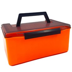 FST 木蝦釣具盒, 橘色, 1個