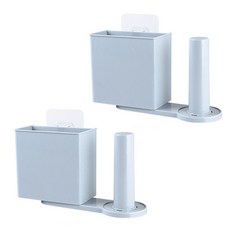 簡約多功能廚房支架 2入, 天藍色, 2個
