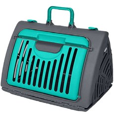 펫츠버디 반려동물 접이식 이동장, 민트, 1개