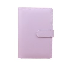 陌生的衣櫃A6日記皮革活頁夾 6孔, 紫色的, 1個