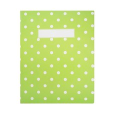 圓點透明文件夾 HS1387 A4 40張, 淺綠色, 30個